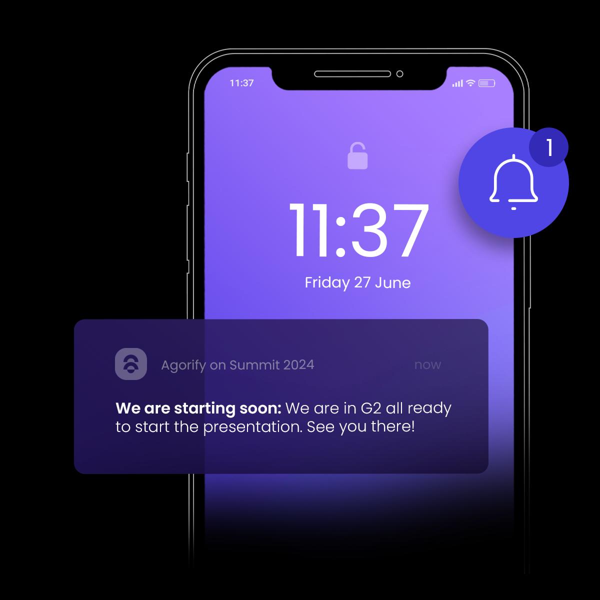 Keep attendees informed with real-time event notifications