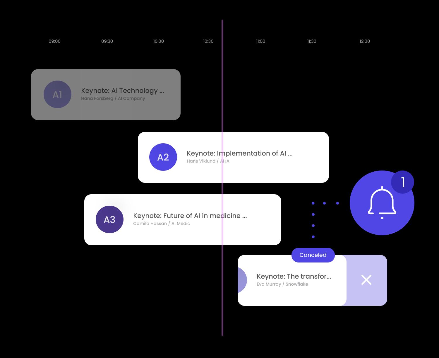 Agenda update notifications