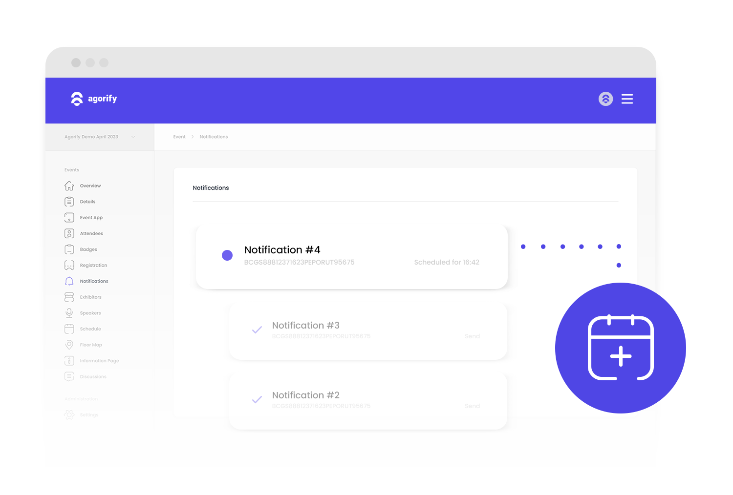 Schedule notifications